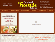 Tablet Screenshot of firesideplainview.com